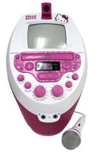 hello kitty karaoke machine device